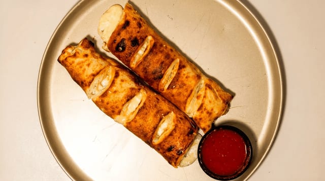 Cheese Stromboli.