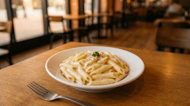 Pasta Alfredo.