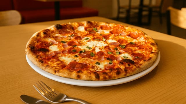 Delicatessa Pizza.