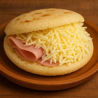 Ham & Cheese Arepas