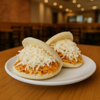 Shredded Chicken Arepas