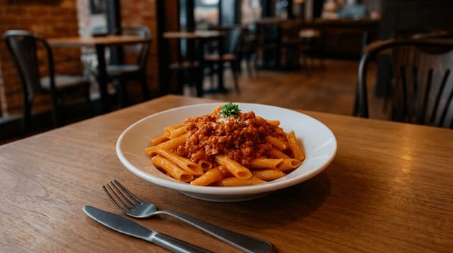 Pasta Bolognese.