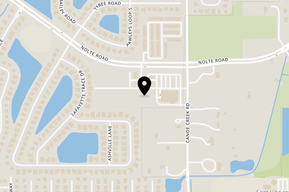 Map showing the location of Pizzaven on 2175 Nolte Rd in St Cloud